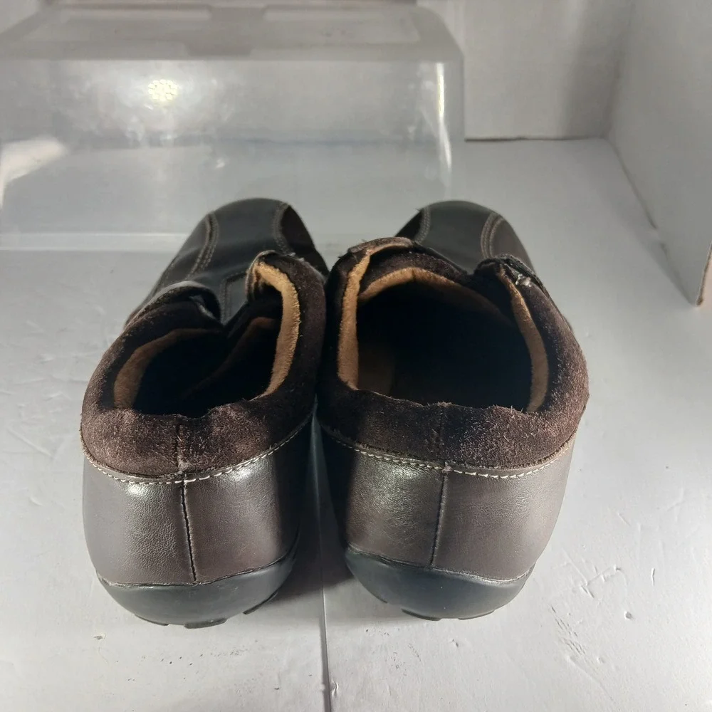 Natural Soul Naturalizer Frasier Loafers 10M Brown‎ Leather Suede Comfort Shoes